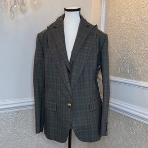 Sacai Checkered Blazer and attached vest